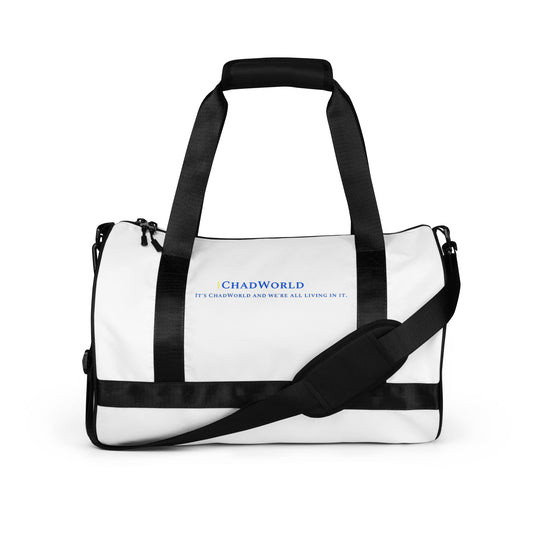 ChadWorld Brand All-Over Print Gym Bag
